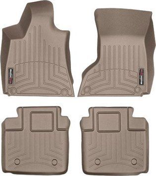 Килимки Weathertech Beige для Maserati Quattroporte (mkVI)(AWD)(4 zone climate control) 2016&rarr; (WT 458821-455654)