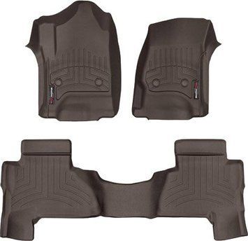 Килимки Weathertech Choco для Cadillac Escalade ESV (mkIV)(1-2 row) 2015&rarr; (WT 476071-476942)