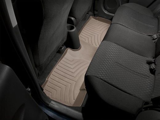 Килимки Weathertech Beige для Toyota Yaris (US)(hatch)(mkII); Scion xD (mkI)(with heating vens under front seats) 2005-2014 (WT 452271-452273)
