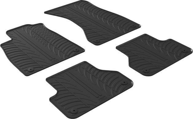 Резиновые коврики Gledring для Audi A4/S4/RS4 (mkV)(B9) 2015→ (GR 0252)