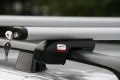 Поперечины VAUXHALL Combo Van 2012- Amos Nowy Aero на рейлинги 1,3м, Хром, Овальная
