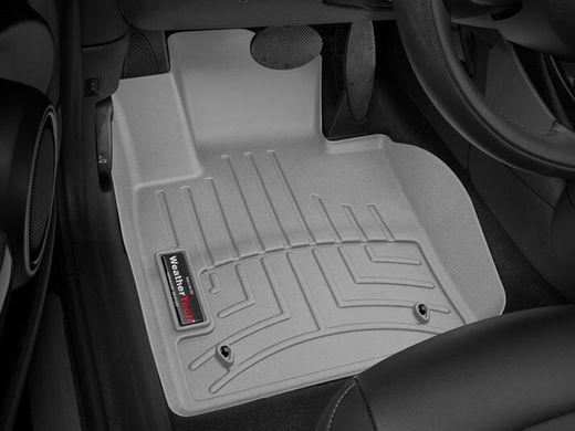 Килимки Weathertech Grey для Mini Cooper (3 door hatch & cabrio)(mkIII)(F56/F57)(1 row) 2013→ automatic (WT 466751)