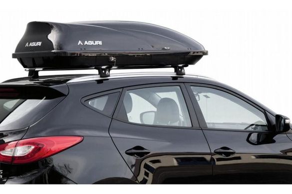 Поперечини Aguri Runner Ford Mondeo універсал 2015- на інтегровані рейлінги, Хром, Аєродинамічна
