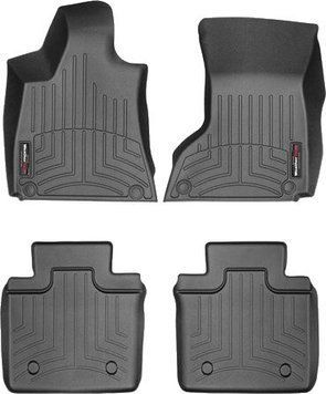 Коврики Weathertech Black для Maserati Quattroporte (mkVI)(AWD)(2 zone climate control) 2016&rarr; (WT 448821-445652)