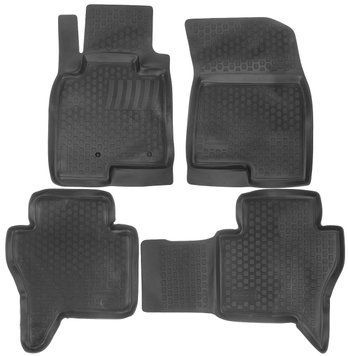 Килимки в салон для Mitsubishi Pajero IV 5 dr.(07-) полиуретановые 208040201