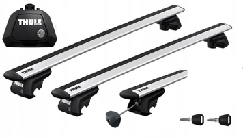 Перекладины JEEP Grand Wagoneer 1993-1998 SUV Thule Wingbar Evo на продольные дуги хром, Хром