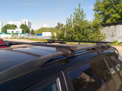 Поперечины DACIA Duster SUV 2010-2013 Amos Nowy STL на рейлинги 1,2м, Квадратная