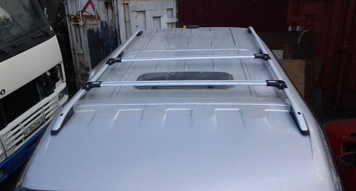Поперечины на рейлинги Mitsubishi Padjero Wagon 4 2006+ хром