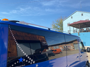 Рейлинги Volkswagen LT 1998 г. 340 см, Хром, Хром