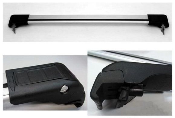 Поперечини Wingcarrier V2 BMW 5 Series (G31) 2017-2024 - на інтегровані рейлінги, Хром, Аєродинамічна