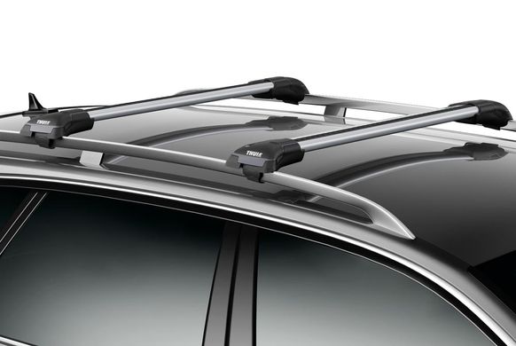 Поперечины KIA Sorento 2010-2015 SUV Thule Wingbar Edge 958 на высокие рейлинги хром, Хром