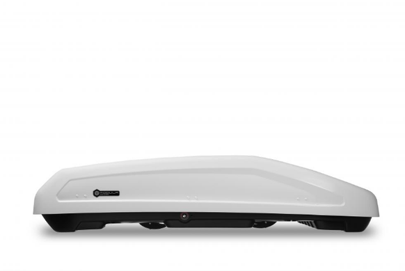 Автобокс Modula EVO 470 білий глянсовий на дах автомобіля