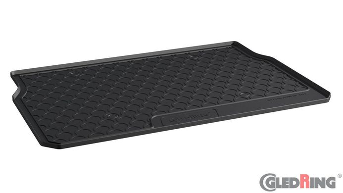 Гумові килимки в багажник Gledring для Peugeot 208 (mkI)(5-дв.) 2012-2019 (багажник) (GR 1657)