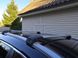 Поперечины Fiat Panda 5 дверей 2012- на интегрированные рейлинги, Хром, Аэродинамическая