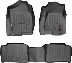 Килимки Weathertech Black для Cadillac Escalade; Chevrolet Tahoe; GMC Yukon (mkII)(1-2 row) 2002-2006 (WT 440031-440032)
