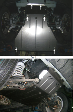 Защита двигателя Chevrolet Niva (2002-) V-1.7 1.0325.00