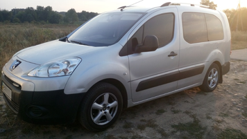 Рейлінги Citroen Berlingo 2008-2018 р. хромовані, Хром