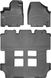 Килимки Weathertech Black для Honda Odyssey (mkIV)(RL5)(1-2-3 row)(1 row 2pcs.) 2011-2017 (WT 443411-443412)