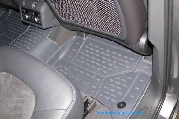 Коврики в салон для Ford Tourneo Custom (1+2 Seats), 2013-> , 2 шт полиуретан (3D) CARFRD00019k