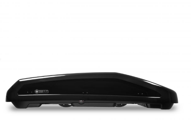 Автобокс Modula EVO 470 чорний глянсовий на дах автомобіля